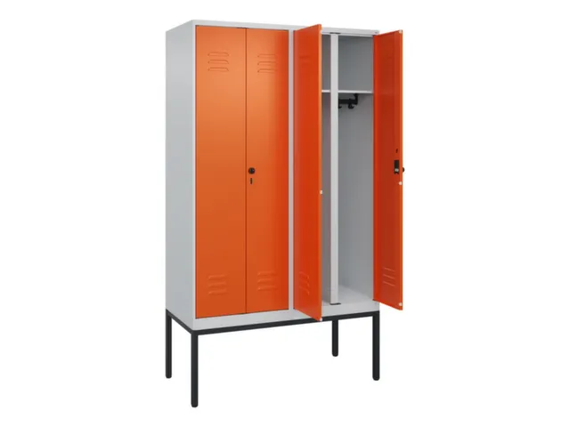locker voor scheiding van kleding,HxBxD 2120x1200x500mm,4vak