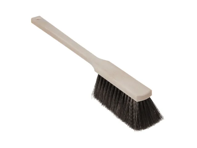 handveger,met arenga-borstelhaar,hout-steel L 430mm,hout