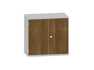 Kantoorkast,Decor Romp Lichtgrijs,Decor Front Noten - 2