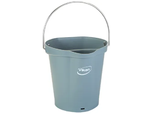 Hygiene 5688-88 emmer, 6 liter grijs, maatverdeling en schenktuit