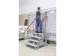 OUTLET bordestrap verrijdbaar bordes H 0 4m 2treden aluminium