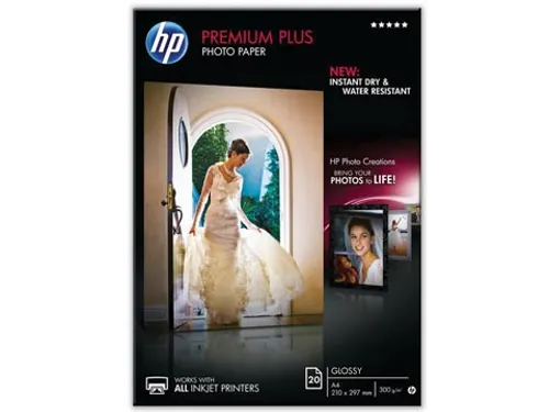 Premium Plus fotopapier A4 300 gram 20 vel glanzend