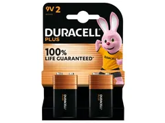 Batterij Duracell Plus 2x 9Volt