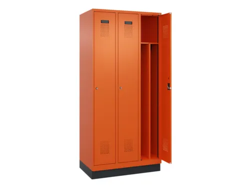 locker voor scheiding van kleding,HxBxD 1950x900x500mm,3vak