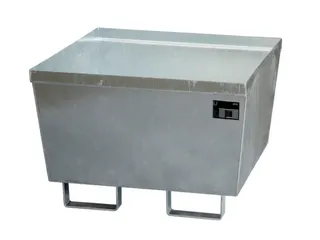Opvangbak 1x 200l Opvangvol. 229l Vuurverzinkt 545x 800x 800mm Open - 1