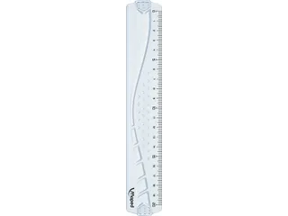 Liniaal Maped Geometric 20cm transparant - 4