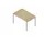In hoogte verstelbaar bureau,HxBxD 680-760x1200x800mm,blad eiken