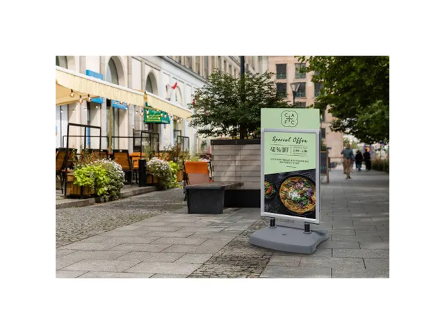 Topbord voor stoepbord 'Windtalker City' A1