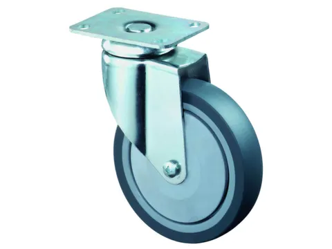 roulette pivotante,force 80kg,bandage TPE,Øxl 100x30mm