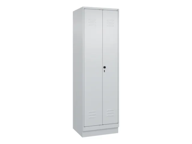 armoire vestiaire noir et blanc HxlxP 1950x600x500mm 2compart.