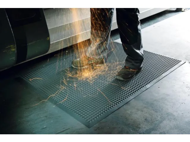 Antivermoeidheidsmat Pu Bxlxh 650X950X14Mm Antraciet