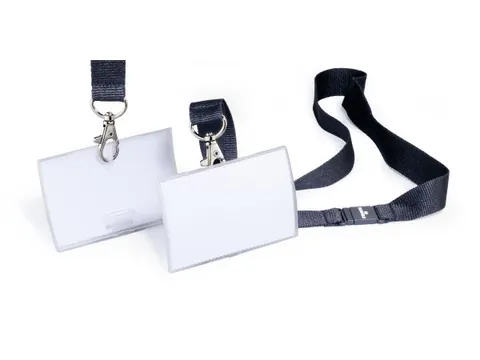 Durable Badge Click Fold Met Textielkoord 54x90mm