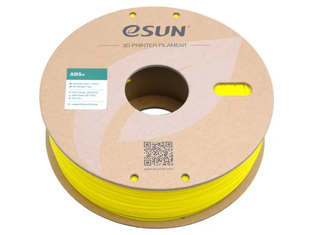 eSUN 3D printer Filament ABS+ 1,75mm Geel 1kg