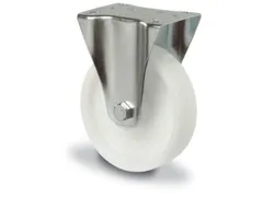 bokwiel,draagverm. 130kg,ØxB 125x37,5mm,kunststof-banden,glijlager