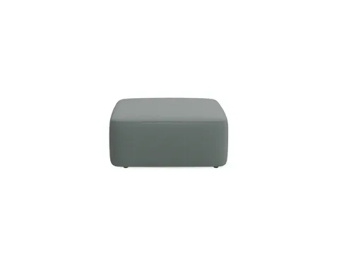 Poefmodule Rocada Volga-G 100x42x92cm rugloos grijs