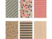 Papier cadeau IG Group Kraft imprimé 200x70cm assorti