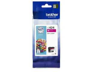 Inktcartridge Brother LC-424M rood - 1