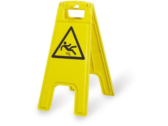 Waarschuwingsbord Kunststof Inklapbaar