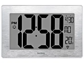 Digitale wandklok Technoline WS 8019 212x140x32mm zilver - 4
