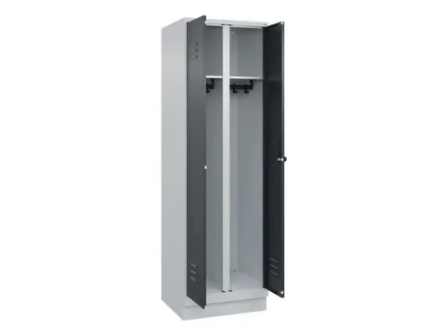 locker voor scheiding van kleding,HxBxD 1950x600x500mm,2vak