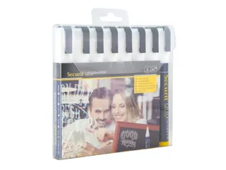 Krijtstift Securit SMA-510 Schuin 2-6mm Wit 8 Stuks - 6