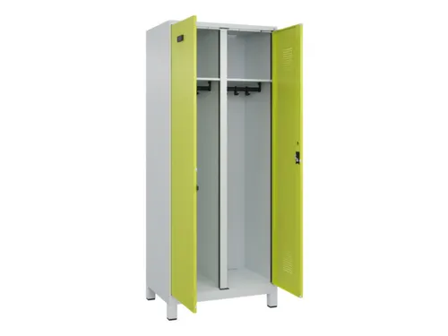 locker voor scheiding van kleding,HxBxD 1950x800x500mm,2vak