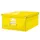 Opbergbox WOW Click & Store 369x200x482mm geel 85% gerecycled karton