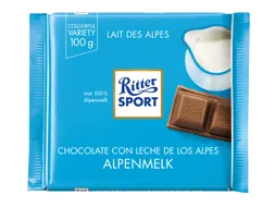Chocolade Ritter Sport alpenmelk 100gr