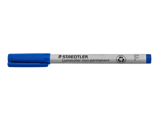 Viltstift Staedtler OHP Lumocolor 316 F Non Permanent Blauw 0.6mm - 3