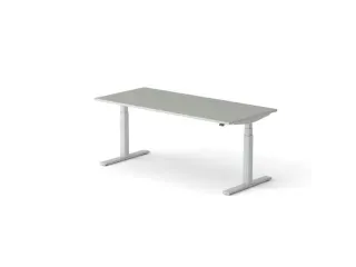 Elektrisch ihv bureau HxBxD 640-1300x1800x800mm blad grijs - 1