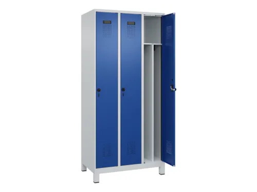 locker voor scheiding van kleding,HxBxD 1950x900x500mm,3vak