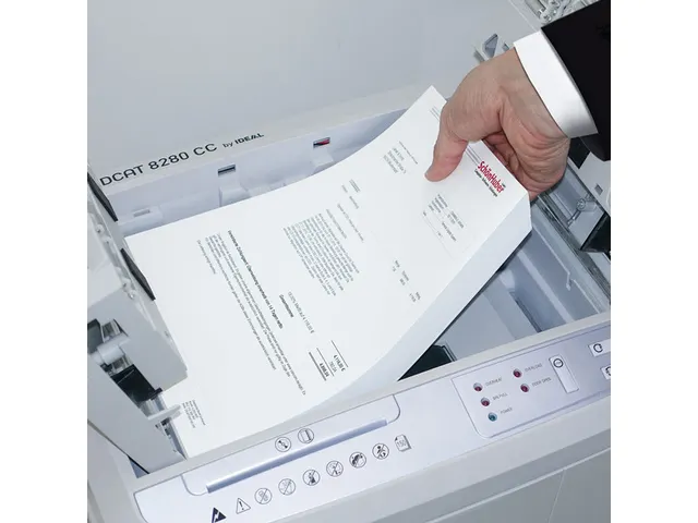 Destructeur Papier Ideal Shredcat 8280 Cc 4x10mm P-4