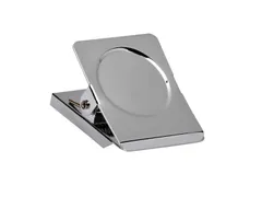 Papierklem MAUL magnetisch vierkant 40mm capaciteit 25mm zilver