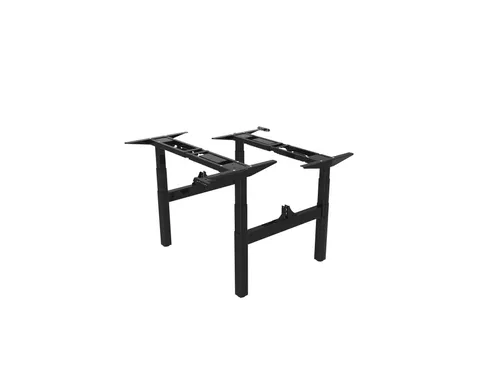 Elektrisch Verstelbaar Zit-Sta Frame Duo Bureau Zwart 180Cm