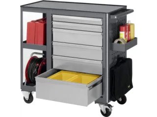 werkbank,HxBxD 950x960x450mm,metaalblad,draagverm. 450kg - 5