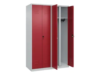 locker voor scheiding van kleding,HxBxD 1850x1200x500mm,4vak - 2