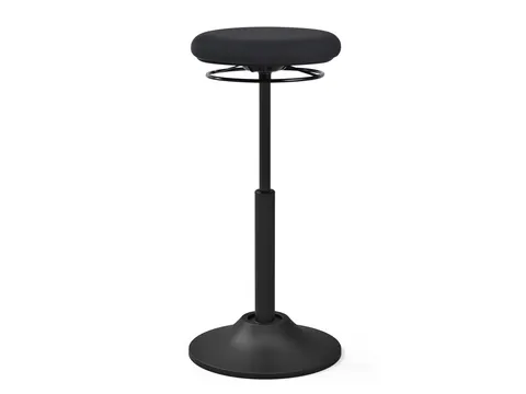 Zit-sta kruk Euroseats Mango zwart