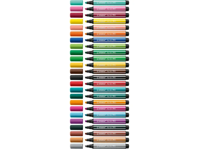 Feutre STABILO Pen 68/75 MAX vert terreux