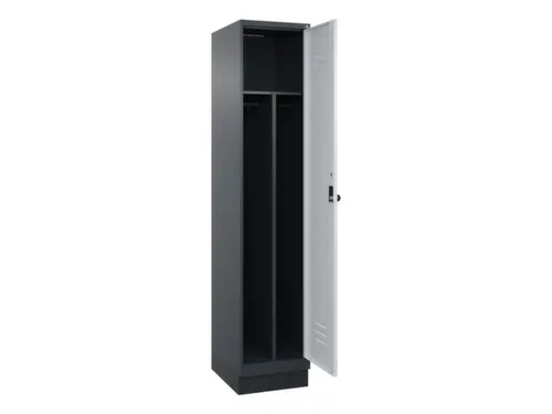 locker voor scheiding van kleding,HxBxD 1950x400x500mm,1vak