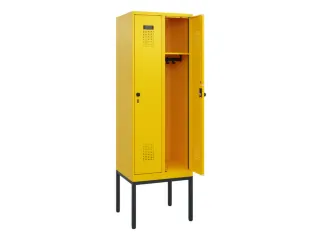 schoollocker,HxBxD 1950x600x500mm,2vak,vak B 300mm,draaigrendel - 1