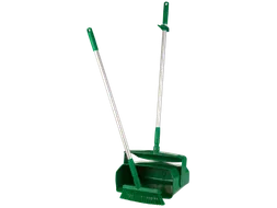 Vikan Hygiene stofblik + veger combinatieset alu steel 840mm Groen