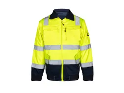 OXXA Agatha 0962 pilotjack maat 3XL fluor geel/marineblauw