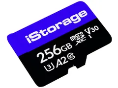iStorage microSD card 256GB, 256 GB, MicroSDXC, Klasse 10, UHS-III, 10