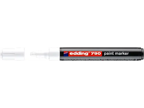 Paintmarker edding 790 alcoholbasis 2-3mm wit