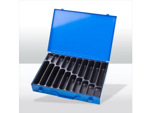 assortimentskoffer,HxBxD 50x335x240mm,20vakken