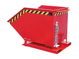 Kiepbak Staalplaat 910x840x1390mm Inh. 0.60m³ 300kg Rood