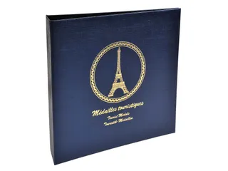 Ringmap 100 penninge n 24,5x25cm blauw - 1