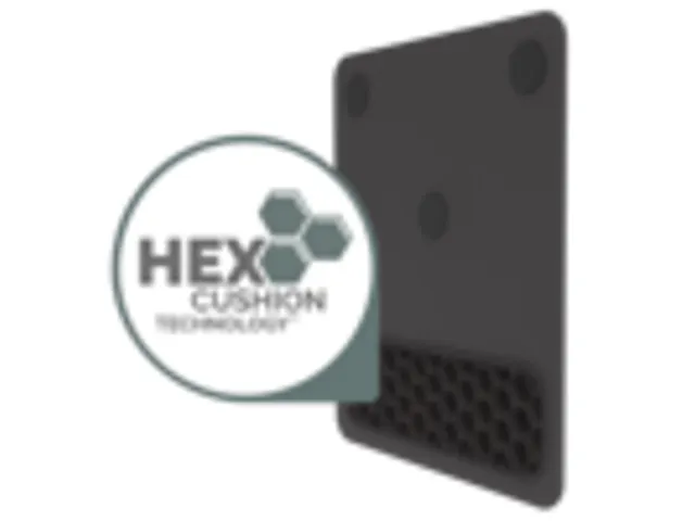 Muismat met polssteun Fellowes Breyta zwart 20x24cm