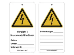 Onderhoudshanger M. Veiligheidsmarkering