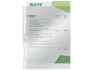 Showtas Leitz 4734 A4 4-gaats 0.08mm PVC glashelder - 7